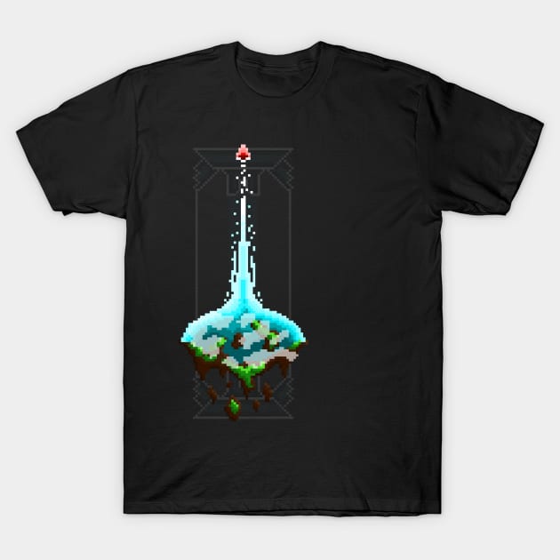 Pixel Planets : Earth T-Shirt by Draad